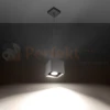Lampa wisząca kostka Sollux Quad 1xGU10 SL.0061 IP20 - szara 03