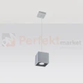 Lampa wisząca kostka Sollux Quad 1xGU10 SL.0061 IP20 - szara 01