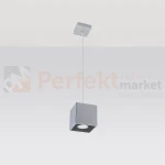 Lampa wisząca kostka Sollux Quad 1xGU10 SL.0061 IP20 - szara 01