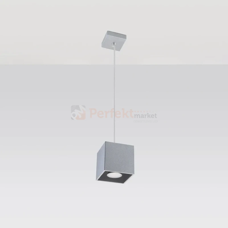 Lampa wisząca kostka Sollux Quad 1xGU10 SL.0061 IP20 - szara 07