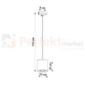 Lampa wisząca spot Sollux Orbis 1xGU10 SL.0051 IP20 - czarna 08
