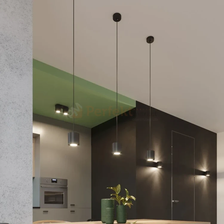 Lampa wisząca spot Sollux Orbis 1xGU10 SL.0051 IP20 - czarna 05