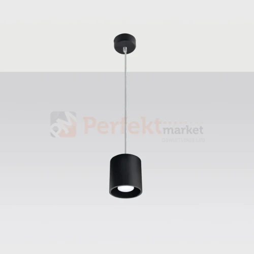Lampa wisząca spot Sollux Orbis 1xGU10 SL.0051 IP20 - czarna 01