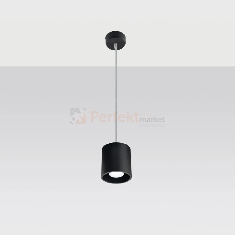 Lampa wisząca spot Sollux Orbis 1xGU10 SL.0051 IP20 - czarna 01