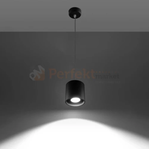 Lampa wisząca spot Sollux Orbis 1xGU10 SL.0051 IP20 - czarna 02