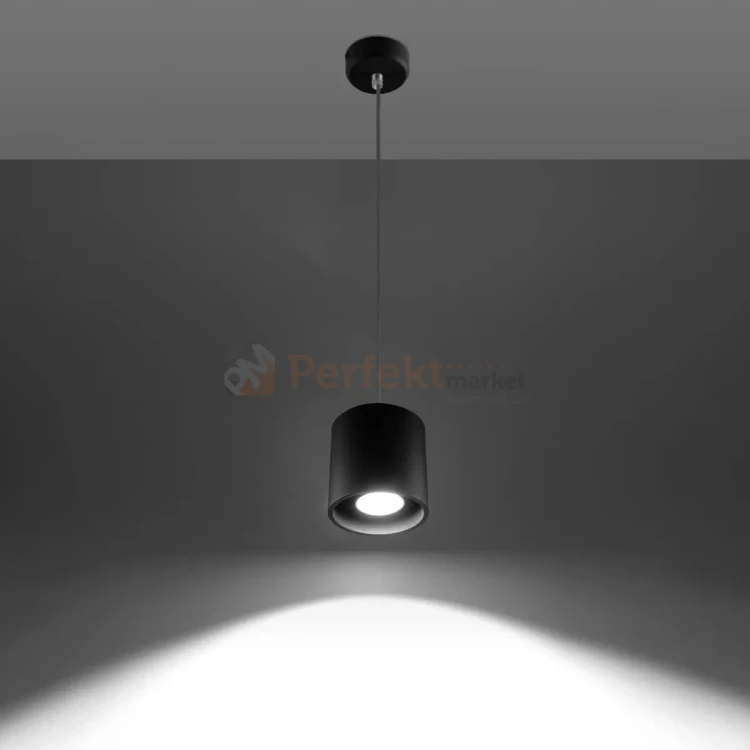 Lampa wisząca spot Sollux Orbis 1xGU10 SL.0051 IP20 - czarna 02