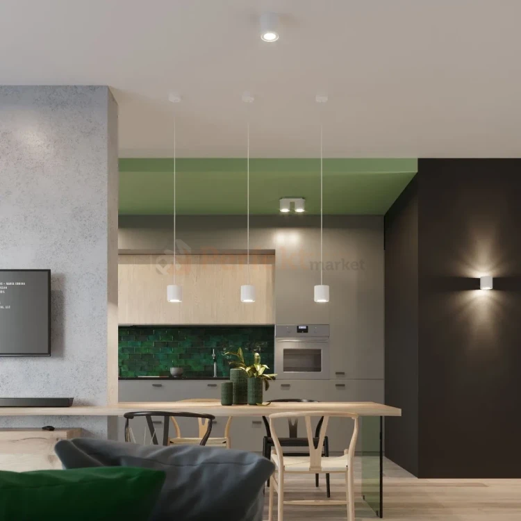 Lampa wisząca spot Sollux Orbis 1xGU10 SL.0053 IP20 - biała 04