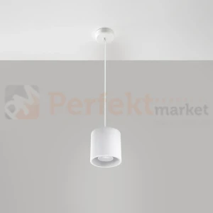 Lampa wisząca spot Sollux Orbis 1xGU10 SL.0053 IP20 - biała