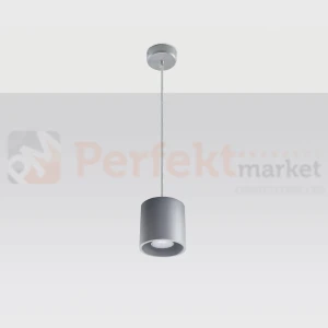 Lampa wisząca spot Sollux Orbis 1xGU10 SL.0052 IP20 - szara