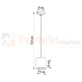 Lampa wisząca spot Sollux Orbis 1xGU10 SL.0052 IP20 - szara 08