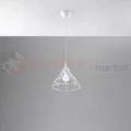 Lampa wisząca druciana Sollux Anata 1xE27 SL.0145 IP20 - biała 01