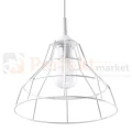 Lampa wisząca druciana Sollux Anata 1xE27 SL.0145 IP20 - biała 03