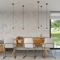 Lampa wisząca sznur minimalistyczna Sollux Edison 1xE27 SL.0152 IP20 - czarna 05