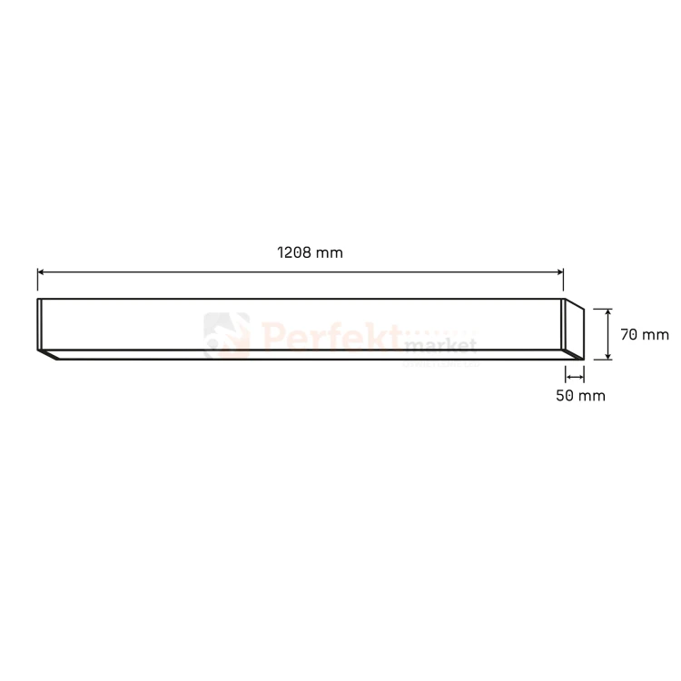 lamap liniowa led do łączenia ALDA 120 reg. mocy 4000K wymiar perfektmarket.webp