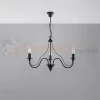 Żyrandol świecznikowy Sollux Minerwa 3 3xE14 SL.0217 IP20 - czarny 01