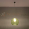 Lampa wisząca szklana kula Sollux Ball 1xE27 SL.0254 IP20 - zielona 02
