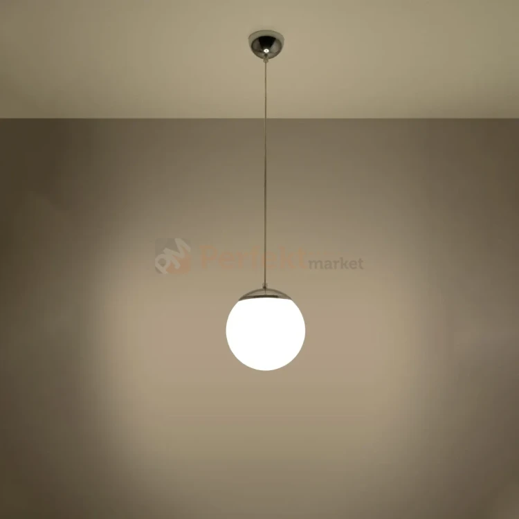 Lampa wisząca kula Sollux Ugo 20 1xE27 SL.0263 IP20 - chrom 02