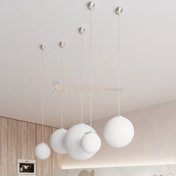 Lampa wisząca kula Sollux Ugo 20 1xE27 SL.0263 IP20 - chrom 06