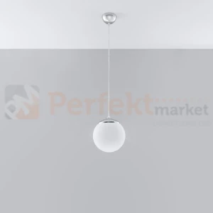 Lampa wisząca kula Sollux Ugo 20 1xE27 SL.0263 IP20 - chrom