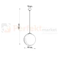 Lampa wisząca kula Sollux Ugo 40 1xE27 SL.0265 IP20 - chrom  08