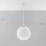 Lampa wisząca kula Sollux Ugo 40 1xE27 SL.0265 IP20 - chrom 01