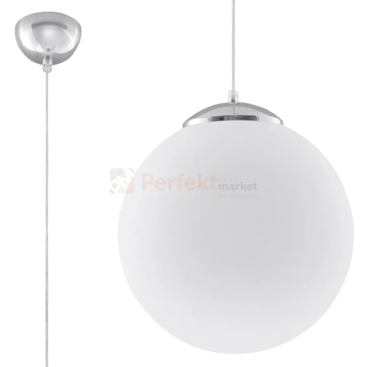 Lampa wisząca kula Sollux Ugo 40 1xE27 SL.0265 IP20 - chrom  03