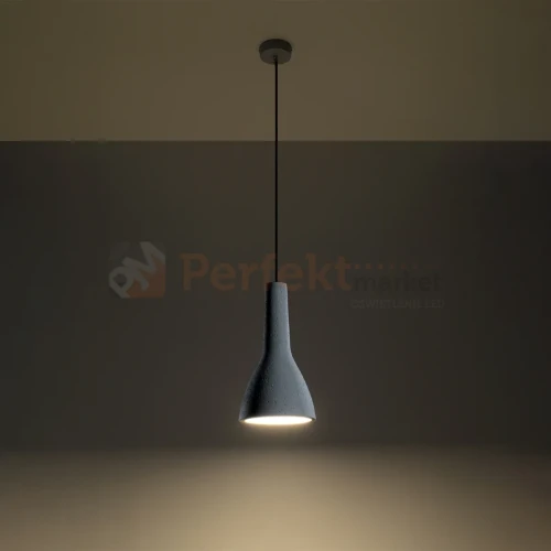 Lampa wisząca betonowa Sollux Empoli 1xE27 SL.0280 IP20 - biała 02