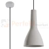 Lampa wisząca betonowa Sollux Empoli 1xE27 SL.0280 IP20 - biała 06