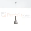 Lampa wisząca betonowa Sollux Empoli 1xE27 SL.0280 IP20 - biała 01