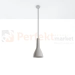 Lampa wisząca betonowa Sollux Empoli 1xE27 SL.0280 IP20 - biała 01