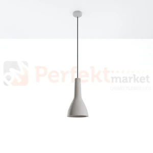 Lampa wisząca betonowa Sollux Empoli 1xE27 SL.0280 IP20 - biała