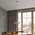 Lampa wisząca beton i drewno Sollux Afra 1xE27 SL.0282 IP20 - szara 02