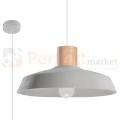 Lampa wisząca beton i drewno Sollux Afra 1xE27 SL.0282 IP20 - szara 06