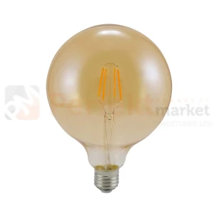 Żarówka dekoracyjna LED E27 4W G125 filament retro 125mm