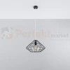 Lampa wisząca druciana designerska Sollux Umberto 1xE27 SL.0293 IP20 - czarna 02