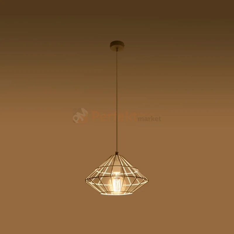 Lampa wisząca druciana designerska Sollux Umberto 1xE27 SL.0293 IP20 - biała 08