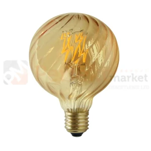 Żarówka LED E27 E27 4W 450LM G95 filament Retro Vintage Amber "dynia"