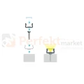 uchwyty metalowe mini 4 kolory do profilu typ A schemat montażu perfektmarket.webp