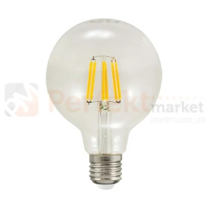 Żarówka dekoracyjna LED kula mocna G95 E27 7,5W 1055lm 3000K filament retro 95mm