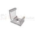 uchwyt do profilu aluminiowego typ c typ h transparentny perfektmarket.webp
