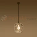 Lampa wisząca druciana nowoczesna Sollux Celta 1xE27 SL.0295 IP20 - biała 02