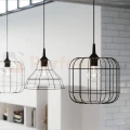 Lampa wisząca druciana nowoczesna Sollux Celta 1xE27 SL.0296 IP20 - czarna 03