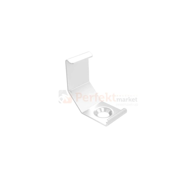 uchwyt do profilu aluminiowego typ c typ h biały metalowy perfektmarket.webp