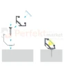 uchwyt metalowy do profilu typ C i typ H montaż www perfektmarket.webp