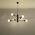 Żyrandol industrialny Sollux Duomo 6 6xE27 SL.0305 IP20 - czarny 02