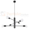 Żyrandol industrialny Sollux Duomo 6 6xE27 SL.0305 IP20 - czarny 06
