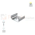 uchwyt metalowy mini srebrny do profilu typ d 1 perfektmarket.webp