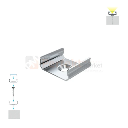 uchwyt metalowy mini srebrny do profilu typ d 1 perfektmarket.webp
