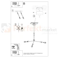 Żyrandol industrialny Sollux Duomo 3D 3xE27 SL.0303 IP20 - czarny 08