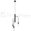 Żyrandol industrialny Sollux Duomo 3M 3xE27 SL.0302 IP20 - czarny 03